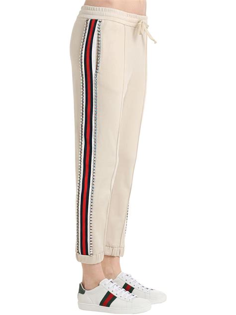 gucci joggers womens|gucci track pants women's.